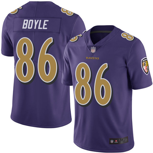 Baltimore Ravens Limited Purple Men Nick Boyle Jersey NFL Football #86 Rush Vapor Untouchable
